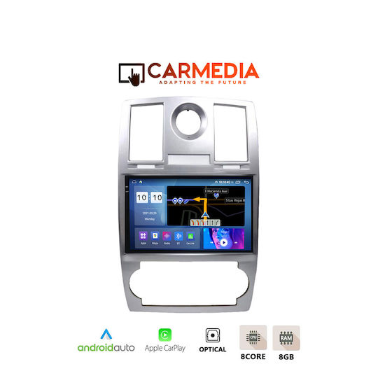 Carmedia Ηχοσύστημα Αυτοκινήτου Chrysler 300C 2005-2010 (Bluetooth/USB/AUX/WiFi/GPS/Apple-Carplay/Android-Auto) με Οθόνη Αφής 9.5"