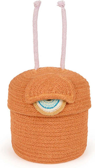 Lorena Canals Kinder Aufbewahrungskorb aus Stoff Orange 18x16x30cm 1Stück