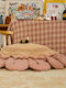 Lorena Canals Floor Cushion Pink Daisy