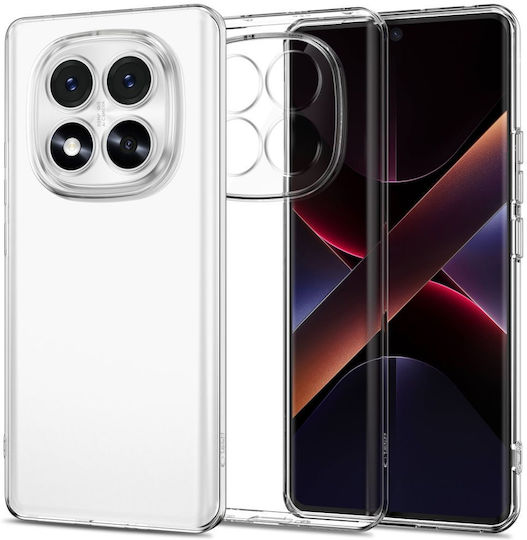 Tech-Protect Flexair Задна корица Силикон / Пластмаса Прозрачен (Redmi Note 14 Pro 5G / Poco X7)