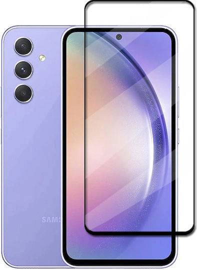 Protector de Ecran din Sticlă cu Acoperire Completă și Adeziv Complet Samsung Galaxy A15 Negru