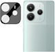 Techsuit Kameraschutz Gehärtetes Glas Black für das Xiaomi Redmi Note 14 5G