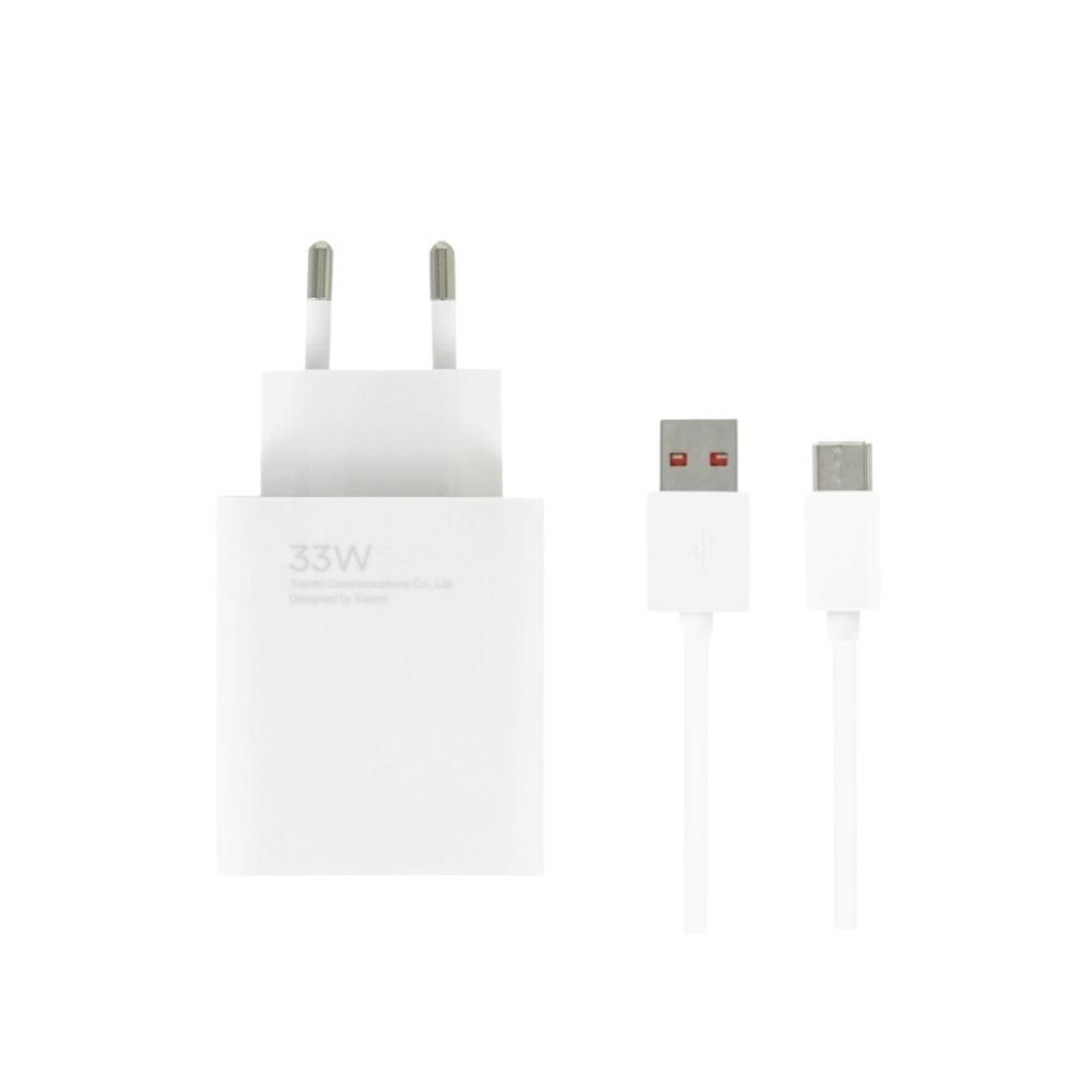 Xiaomi Φορτιστής με Θύρα USB-A και Καλώδιο USB-C 33W Power Delivery Λευκός (BHR9956EU)