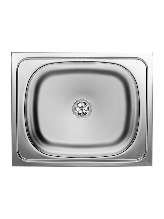 Kuchinox Drop-In Chiuvetă Inox Periat L50xW40cm Argintiu