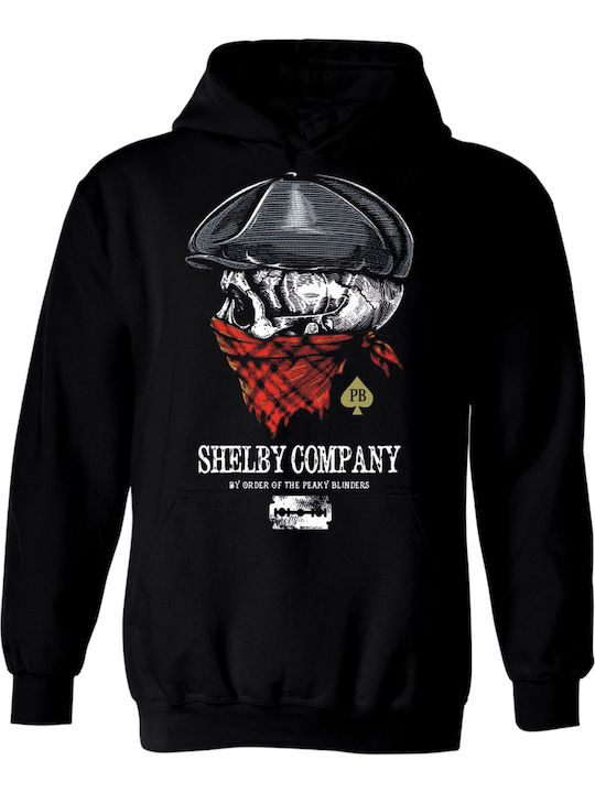 GPclothes Peaky Blinders Shelby Блуза с качулка Черен