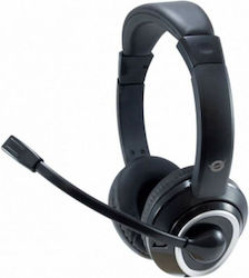 Conceptronic POLONA02BA On Ear Multimedia Ακουστικά με μικρόφωνο και σύνδεση 3.5mm Jack Conceptronic POLONA02BA On Ear Multimedia Ακουστικά με μικρόφωνο και σύνδεση 3.5mm Jack