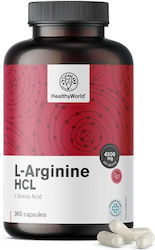 Healthy World L-arginine Hcl 4500mg 365 Κάψουλες