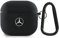 Mercedes-Benz Θήκη Σιλικόνης σε Μαύρο χρώμα για Apple AirPods 4 Mercedes-Benz Θήκη Σιλικόνης σε Μαύρο χρώμα για Apple AirPods 4