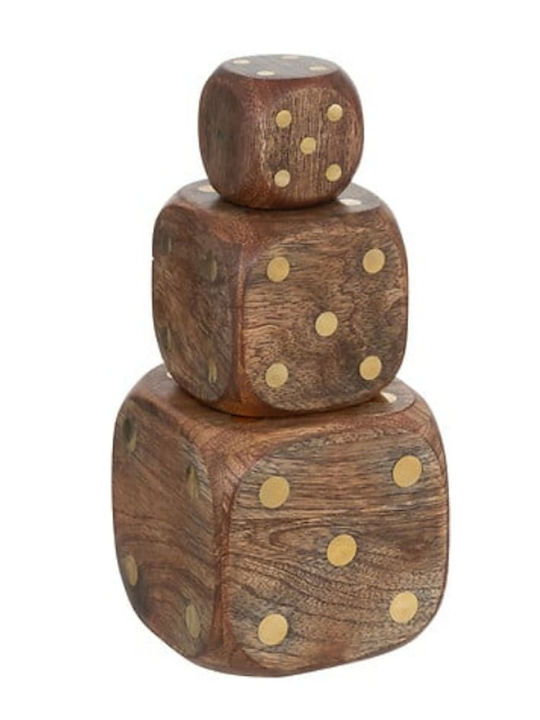 Atmosphera Wooden Decorative Boxes Set 3pcs