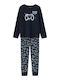 Name It Kinder Schlafanzug Winterlich Blue Game