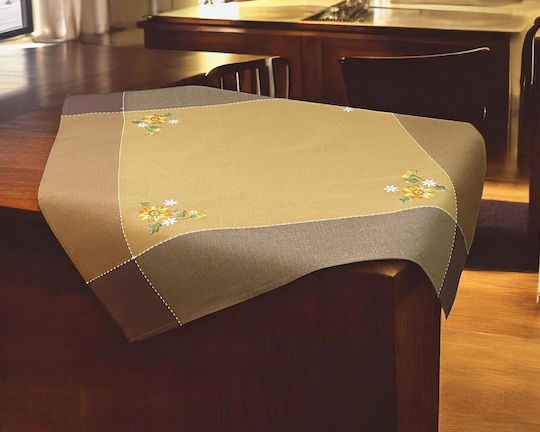 Linea Home Sonnenblume mit Sonnenblumenstickerei 140x180cm