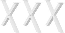 vidaXL Metallisches Möbelbein 3 Stück Für Büro ...