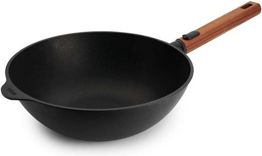 Woll Wok din Aluminiu Turnat cu Strat Antiaderent 28cm