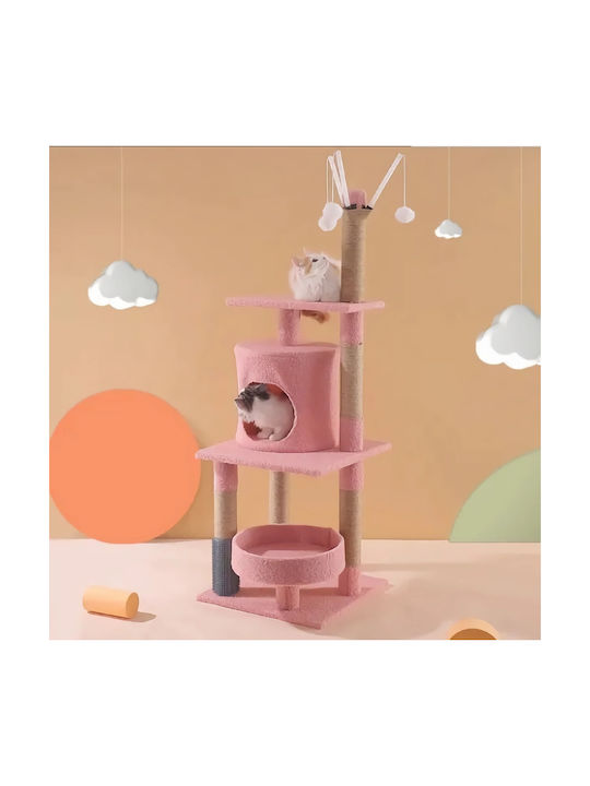 Cat Trees Pink 40x40x125cm