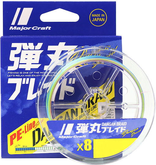 Major Craft Dangan X8 200m Multi 0.130mm Db8-200_1mc_20lb