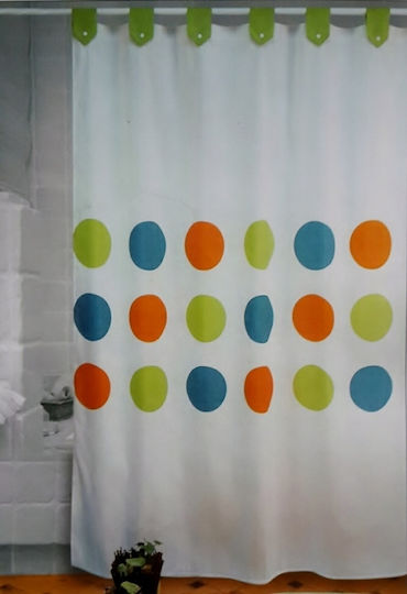 Texi Bath Duschvorhang Stoff 180x200cm Grün