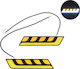 Rectangle Waterproof Daytime Running Lamps Car LED 12V 16cm with White Lighting 2pcs