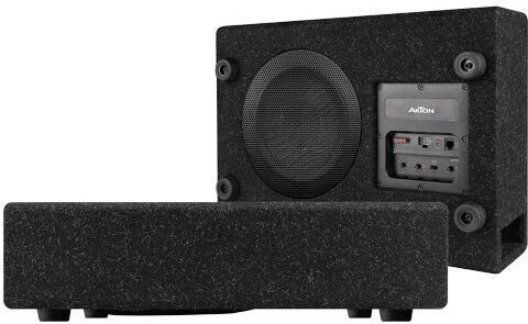 Axton Flat Bass Reflex Subwoofer Αυτοκινήτου 100W RMS με Κούτα