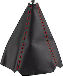 Leder Luxe Leder Schaltsack Rote Nähte Universal Zgear-ll-02