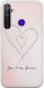 Θήκη Valentine's Day Forever Connected Hearts Realme 5 Pro Flexible Tpu Διάφανη Σιλικόνη