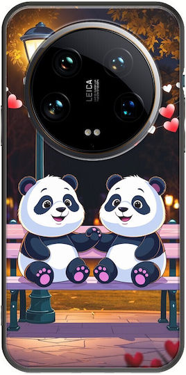 Θήκη Valentine's Day Panda Love Under Stars Xiaomi 14 Ultra 5g Black Tpu Μαύρη Σιλικόνη