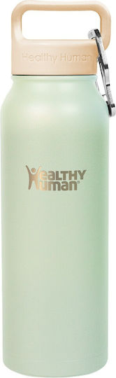 Healthy Human Stein Bottle Thermos Stainless Steel BPA Free 621ml Peppermint