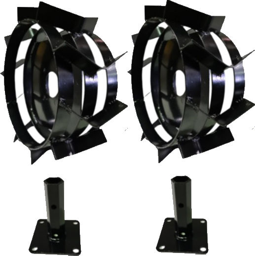 Set Metal Wheels 350-6 Sleeve Shaft 23