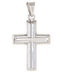 Tasoulis Jewellery Collection Cruci Din Aur Alb 14K Fără Lanț