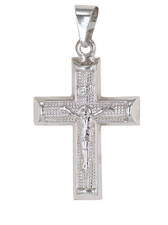 Tasoulis Jewellery Collection Weißgold Kreuz 14K