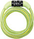 Cable Lock for Bicycles Combination 1.2m Yellow...
