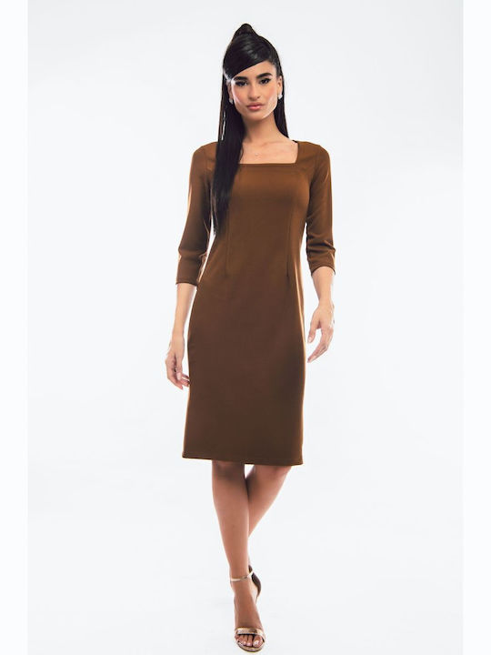 BelleFille Dress Clay Brown