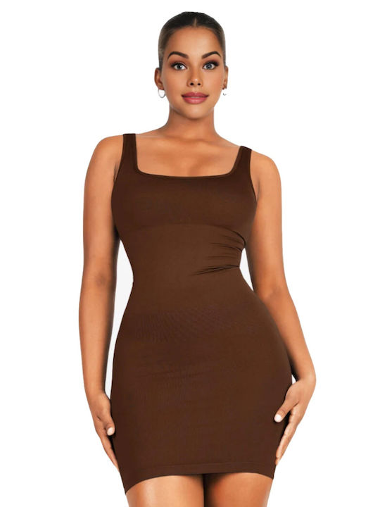 Nebility Tightening Dress Coffee