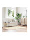 vidaXL Anti-slip Rug Rectangular Shaggy Cream
