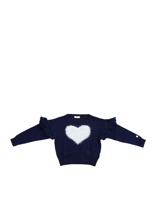 Kids' Sweater Long Sleeve Navy Blue