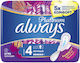 Always Platinum Sanitary Pads 6pcs