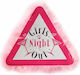 "Girls Night Out" Sign with Light & Feathers