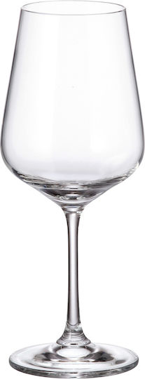 Crystal Bohemia Set Gläser für Weißwein aus Kristall Mit Stiel 360ml 6Stück Crystal Bohemia Set Gläser für Weißwein aus Kristall Mit Stiel 360ml 6Stück