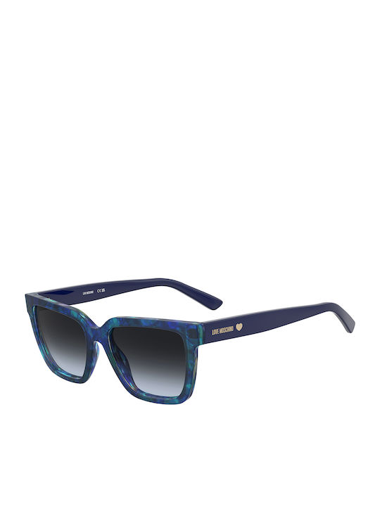 Moschino Women's Sunglasses with Blue Plastic F...