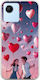 Valentinstag Herzballons im Himmel Realme Narzo 50i Prime Flexibles TPU Transparentes Silikonhülle