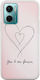Valentine's Day Forever Connected Hearts Case for Xiaomi Redmi 10 5G Flexible TPU Transparent Silicone