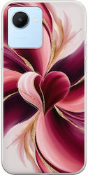 Valentine's Day Abstract Watercolor Love Realme Narzo 50i Prime Flexible TPU Transparent Silicone Case Valentine's Day Abstract Watercolor Love Realme Narzo 50i Prime Flexible TPU Transparent Silicone Case