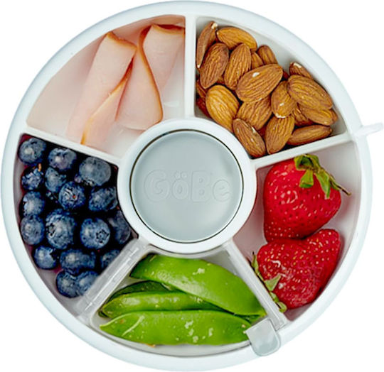 GoBe Παιδικό Μπωλ Φαγητού Snack Spinner Γκρι