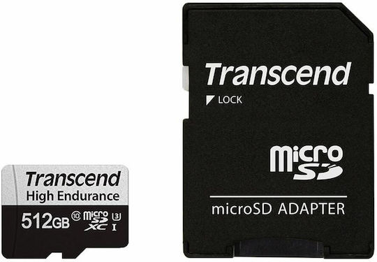 Transcend SDXC 512GB U3 UHS-I 100MB/s с адаптер