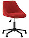 Rotating Chair Visitor in Burgundy Color 46x44x67cm 1pcs