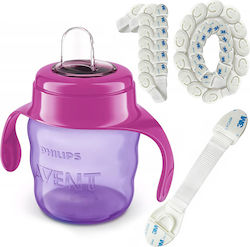 Philips Cană Pentru Bebeluși Educațională Pentru 6 Luni+ 200ml