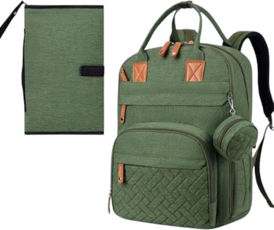 Queen Mother Diaper Bag Green 41x31x16cm.
