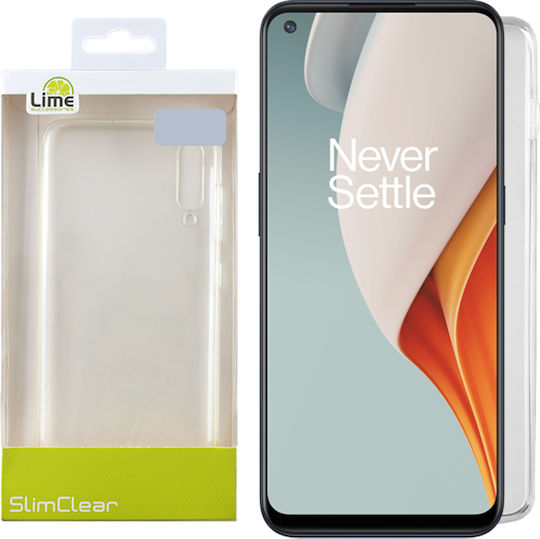 Lime Back Cover Σιλικόνης Διάφανο (OnePlus Nord N100)