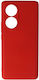 Θήκη Σιλικόνης Soft Touch 2mm Phone Case Κόκκινο Tcl 50 5g