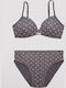 Ysabel Mora Kids' Set Brief with Bralette Dark grey 2pcs