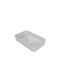 Cerastyle Hera Επικαθήμενος Νιπτήρας Πορσελάνης 60x38x12.5cm Λευκό Ματ